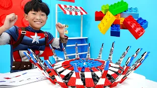 [30분] 예준이의 레고 테크닉 조립놀이 중장비 트럭 자동차 장난감 만들기 Block Car Toy Assembly