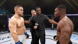 🥊Mike Tyson vs. Pat Barry (EA Sports UFC 2) CPU vs. CPU - Crazy UFC 👊🤪