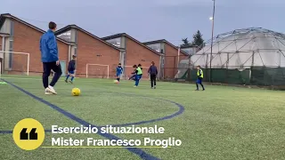 Scuola Calcio alba GS San Cassiano: ESERCIZIO SITUAZIONALE Pulcini 1° anno MISTER PROGLIO