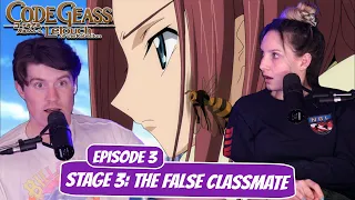 Lelouch Tests His Power! | Code Geass Couple Reaction | Ep 3, “Stage 3: The False Classmate”