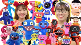 Thử Thách 24h Toàn Đồ Huggy Wuggy & Kissy Missy và Squid Game | Hằng Nheo #huggywuggy #kissymissy