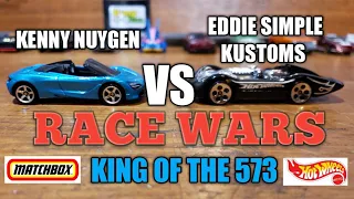 Diecast Racing: RACE WARS: KING OF THE 573. Lets Race!!! #diecast #hotwheels #liveordiecast