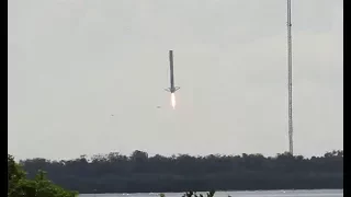 SpaceX Falcon 9 / OTV-5 Launch, Boostback And Landing Video