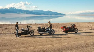 Riding to The LOWEST Point in North America: BADWATER BASIN is FULL of WATER!