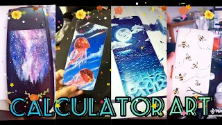 People Painting on Calculators for 9 Minutes Straight | Tik Tok Art Compilation