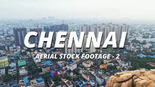 Chennai City Random Drone View | Aerial 4k Stock Footage On Sale!!!