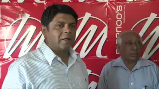 Fijian Attorney General Hon. Aiyaz Sayed-Khaiyum receives donations Hans Raj & Co Ltd (Meenoos)