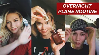 Get Un-Ready With Me | Overnight Plane Routine | Karlie Kloss