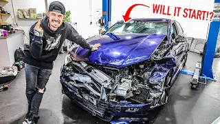 HOW BADLY DAMAGED IS THE WRECKED AUDI S3?