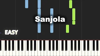 Sanjola | EASY PIANO TUTORIAL BY Extreme Midi