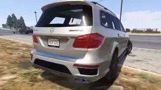 GTA V МОДЫ НА МАШИНЫ |  Mercedes GL 63 AMG + тюн