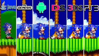 Sonic the Hedgehog 2 (1992) Java vs Sega Genesis vs Android vs DS vs 3DS vs PS3