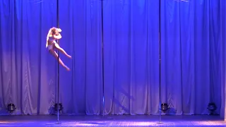 Отчётный концерт 2019  pole dance  Юстина Савка