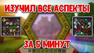 ГАЙД КАК В МАЙНКРАФТЕ ИЗУЧИТЬ ВСЕ АСПЕКТЫ ТАУМКРАФТА ЗА 5 МИНУТ НА ЛЮБОМ СЕРВЕРЕ thaumcraft 4 - 6