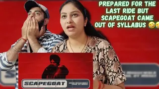 SCAPEGOAT : Sidhu Moose Wala | Official Audio | Mxrci | New Song 2022 | Couple Reaction Video