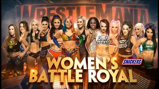 womens battle royal 2019 wrestlemania 35 match card