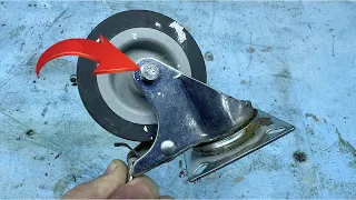 Once you learn this SECRET you will never throw away a broken wheel! Great DIY idea!