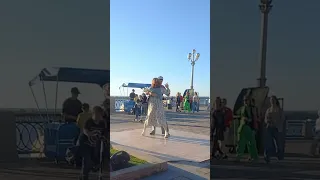 с Татьяной Соколовской #аргентинское_танго #openair #tango #танцы_в_самаре