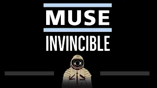 Muse • Invincible (CC) 🎤 [Karaoke] [Instrumental Lyrics]