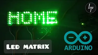 LED Scrolling Display using Arduino