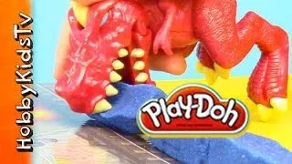 HobbyDad Assembles the DINO DESTRUCTION Kit with Play-Doh