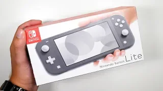 Unboxing GREY Nintendo Switch Lite