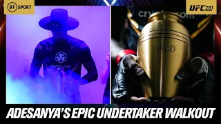 Israel Adesanya's EPIC Undertaker Walkout 💀 One Of The Greatest UFC Entrances Of All-Time