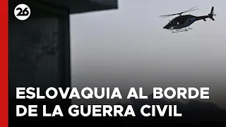 El ministro de Defensa tras el tiroteo: "Eslovaquia podría estar al borde de una guerra civil"