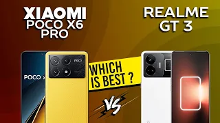 Xiaomi Poco X6 Pro VS Realme GT3 - Full Comparison ⚡Which one is Best