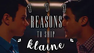 111 reasons to ship klaine (kurt and blaine)