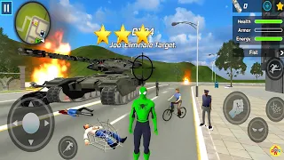 Spider Rope Hero Ninja Gangster Crime Vegas City Tank #1 - Android Gameplay