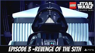 Lego Star Wars The Skywalker Saga Walkthrough - Episode 3 Revenge Of The Sith- FULL (PS5)