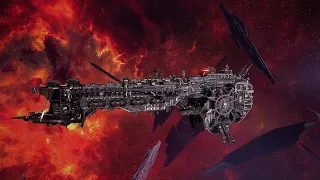 Skalgrim Mod 2021: Iron Blood in action! Iron Warriors vs Imperial Navy! Battlefleet Gothic Armada 2