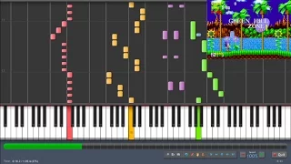 Sonic the Hedgehog - Green Hill Zone (Synthesia)