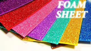 3 Awesome Glitter Foam Sheets DIY Crafts Ideas