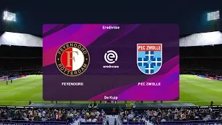 PES 2020 | Feyenoord vs Zwolle - Netherlands Eredivisie | 01 December 2019 | Full Gameplay HD