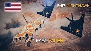 The Old Fashioned Way | F-16C Viper Deep Strike F-117 Nighthawk | Digital Combat Simulator | DCS |