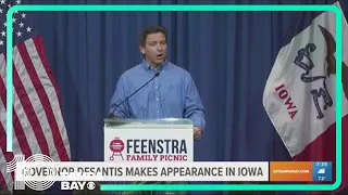 Gov. DeSantis makes appearance in Iowa, warns of 'culture of losing'