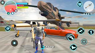 Superhero Escaping From Police SUV in Car Helicopter and Airplane Simulator - Android Gameplay.