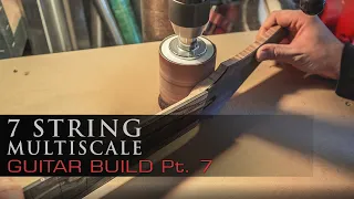 7 String Multiscale - Guitar Build - PART 7