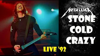 FIRST TIME SEEING 'METALLICA -STONE COLD CRAZY LIVE '92 (GENUINE REACTION)