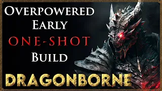 OP Early Dragon Blood One Shot God | Best Elden Ring Early Faith Bleed Start w/ +9 Dragon Communion