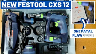 Festool's All New CXS 12 Compact Drill & Driver - First Impressions & Why I Might Return It