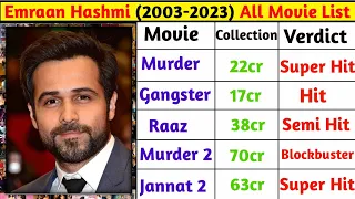 Emraan Hashmi (2003-2023) All Movies Name List | Emraan hashmi all movie box office collection