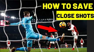 Save Close Range Shots Like THIS - Goalkeeper Tips - 1v1 Tutorial - Shot Stopping Tutorial