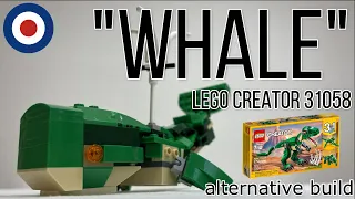 LEGO Creator 31058 Alternative build tutorial ​WHALE、レゴクリエイター31058をクジラに組み替え