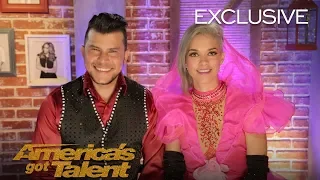 Quick Change Act Sixto and Lucia Changed 9 times in 90 seconds - America's Got Talent 2018