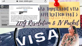 US EMBASSY ABU DHABI INTERVIEW 2021 - PART 3: 221g RESOLUTION & US VISA PACKET | Carefree Carla