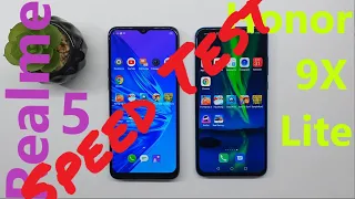 Honor 9X Lite vs Realme 5 - SPEED TEST + multitasking - Which is faster!?