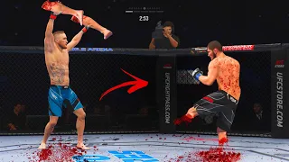 ТОП 1 на ЛОУ-КИКАХ - ОТРЫВАЮ НОГИ СОПЕРНИКАМ в UFC 4